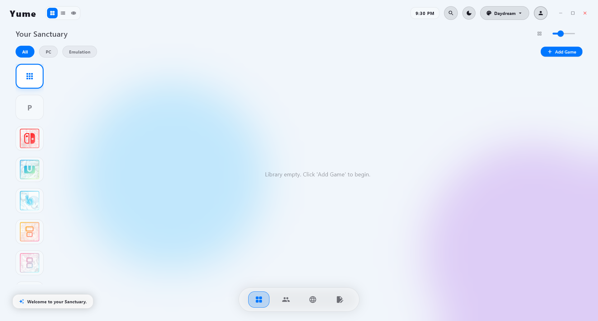 Project Yume — Daydream theme